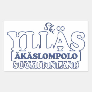 YLLAS FINLANDスタンプ 長方形シール