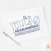 YLLAS FINLANDスタンプ 長方形シール (封筒)