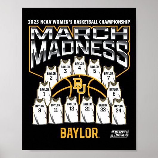 Ylor March Madness 2025 Women's Sketll Nil ポスター (正面)