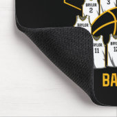 Ylor March Madness 2025 Women's Sketll Nil マウスパッド (コーナー)