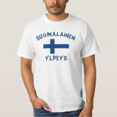 ylpeysのフィンランドのプライドをsuomalainen tシャツ (正面)