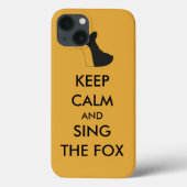 Ylvis おもしろい Calm保とキツネのiPadの空気を歌う Case-Mate iPhoneケース (裏面)
