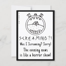 YNOME悲鳴のヘッドニュース ポストカード