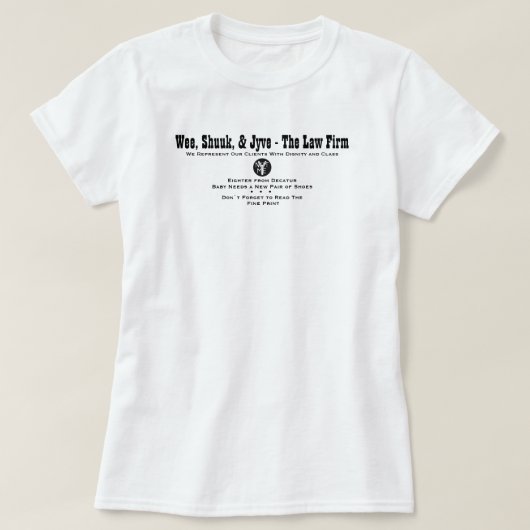 YNOME WEE SHUUK & JYVE Tシャツ (デザイン正面)