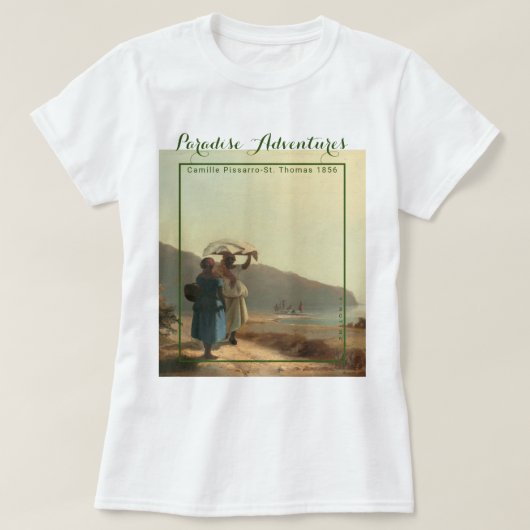 YNOTME PARADISE ADVENTURES PISSARRO T-Shirt Tシャツ (デザイン正面)