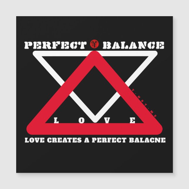 YNOTME PERFECT BALANCE 4b3  Magnetic Card (正面)