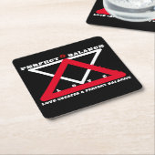 YNOTME PERFECT BALANCE 4b3 Paper Coaster スクエアペーパーコースター (アングル)