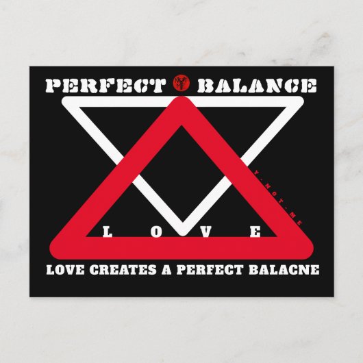 YNOTME PERFECT BALANCE 4b3  Postcard ポストカード (正面)