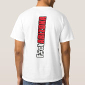 yoのママは違法に見ます tシャツ (裏面)