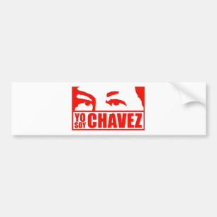 Yoの大豆Chávez -ヒューゴChávez -ベネズエラ バンパーステッカー