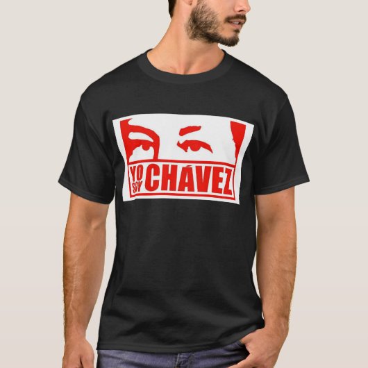 Yoの大豆Chávez -ヒューゴChávez -ベネズエラ Tシャツ (正面)