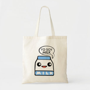Yoの豆乳のかわいい トートバッグ
