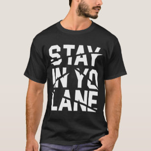 Yoの車線の野蛮人BBB大きいBallerのブランドの発言の滞在 Tシャツ