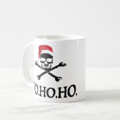 YoのHo Ho海賊サンタのマグ コーヒーマグカップ (正面左)