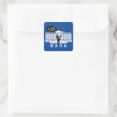 YOバック来トランプ2024 |ホワイトハウスULTRA MAGA スクエアシール (バッグ)