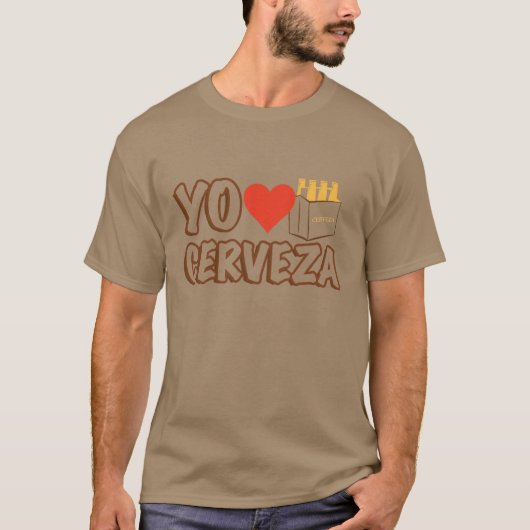 Yo愛Cerveza Tシャツ (正面)