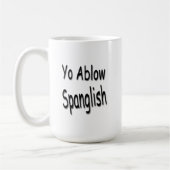 Yo Ablow Spanglishのマグ コーヒーマグカップ (左)