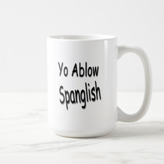 Yo Ablow Spanglishのマグ コーヒーマグカップ (右)
