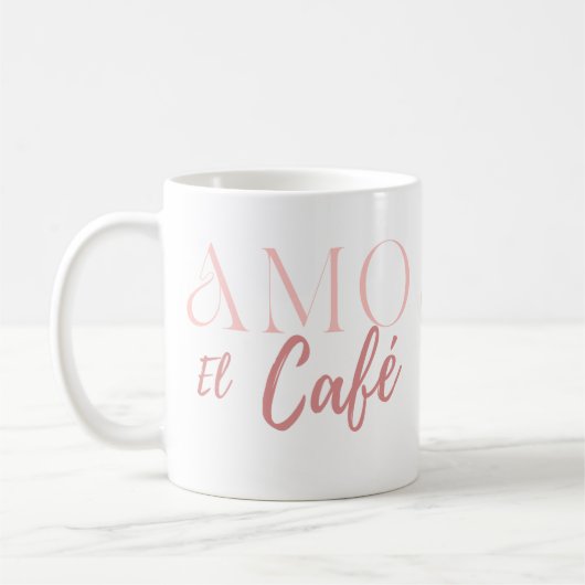 Yo Amo EL Café コーヒーマグカップ (左)