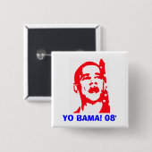 Yo Bama 08' 缶バッジ (正面&裏面)