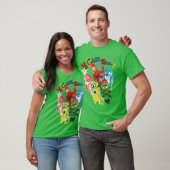 Yo Gabba Gabba こんにちは フレンズ キャスト 写真・ビデオ・ショー ギフト Tシャツ (ユニセックス)