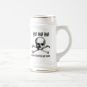 Yo Ho Hoおよび1本のラム酒ステイン ビールジョッキ
