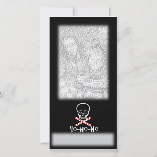 Yo ho ho休日の写真テンプレート シーズンカード (正面)