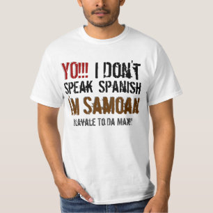 YO!!! 、Iは、スペイン語話すために、私あります、I… Tシャツ