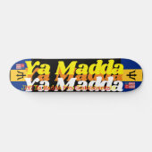 YO MADDA JMT BARB 7 3/4"スケートボードデッキ スケートボード (横)