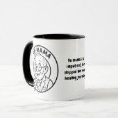 Yo Mama Therapy Joke Mug – Impatient healing  マグカップ (正面左)
