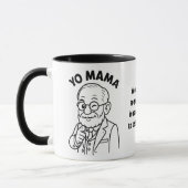 Yo Mama Therapy Joke Mug – Inner Child Enmeshment マグカップ (左)