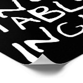 Yo No Hablo Ingles I Do Not Speak Engli-shirt  ポスター (角)