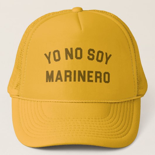 Yo No Soy Marinero Trucker Hat キャップ (正面)