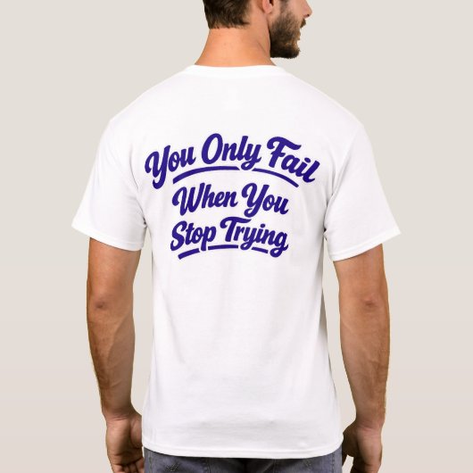Yo only fail T-Shirt Atrás Tシャツ (裏面)