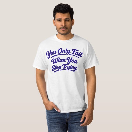 Yo only fail T-Shirt Tシャツ (正面フル)