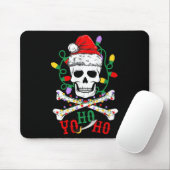 Yo S Ho Rate Boat Cruise Xmas Skull Crossbones Chr マウスパッド (マウス)