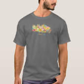 YO SOY ALEGRIA 3D EXPLOSION COLOR YOSOYINFINITO Tシャツ (正面)