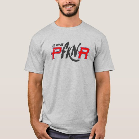 Yo Soy de PFKNR Camiseta – Orgullo Puertorriqueño  Tシャツ (正面)