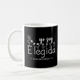 Yo Soy Elegida Christian スペインの コーヒーマグカップ