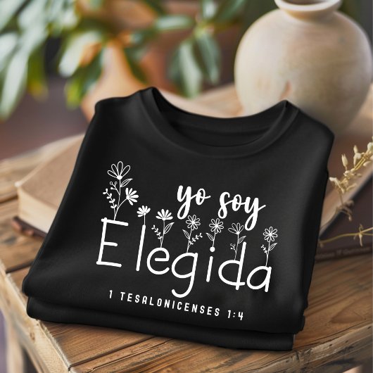 Yo Soy Elegida Christian スペインの T-Shirt Tシャツ