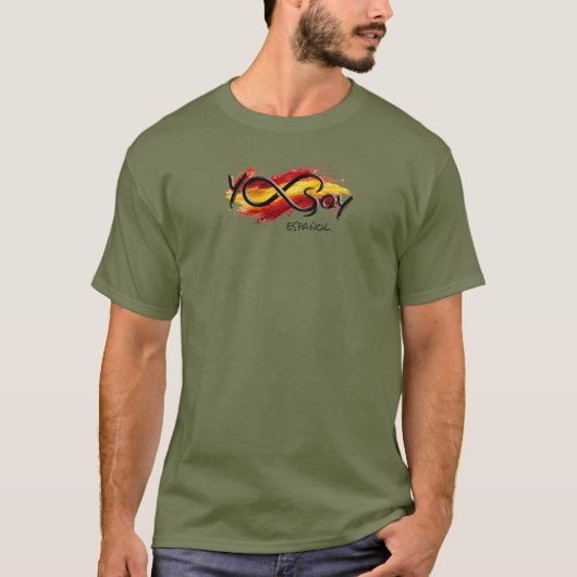 YO SOY ESPAÑOL BANDERA ESPAÑA Tシャツ (正面)