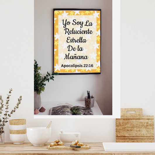 Yo Soy La Luciente Estella De La Mananaポスター ポスター (キッチン)