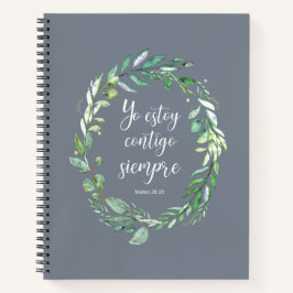 Yo stoy contigo siempre – 聖書スペインのの詩 ノートブック
