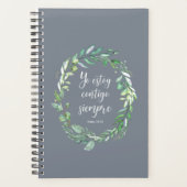 Yo stoy contigo siempre – 聖書スペインのの詩 プランナー手帳 (正面)