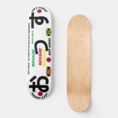 YO / WHATS UP JMT JAPAN 8 1/4" スケートボードデッキ (正面)
