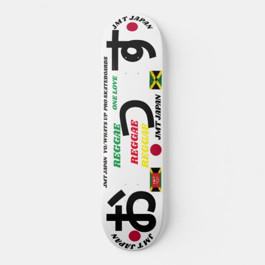 YO / WHATS UP JMT JAPAN 8 1/4" スケートボードデッキ (正面)