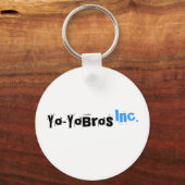 Yo-YoBros, Inc.ホワイトロゴキーチェーン キーホルダー (正面)