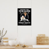 Yoakam Musicをドワイトし聞ている必要がある ポスター (キッチン)