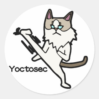Yoctosec啓蒙猫 ラウンドシール