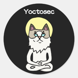 Yoctosec啓蒙猫 ラウンドシール